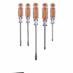 Truper DTJ-5 – Juego de 5 Desarmadores con Mangos de Acetato