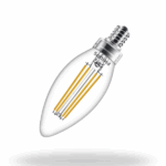 Foco LED Philips Vela Filamento E12 | Luz Cálida