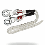 Tulmex 5489-20PD – Línea de Vida de Polipropileno con 2 Ganchos de Seguridad Dobles, 2 m