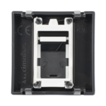 M?dulo Color Grafito con 1 Espacio para Jack Keystone con Guardapolvo para las Cajas de Escritorio Ofiblock y Teleblock / (K76/14) - Image 3