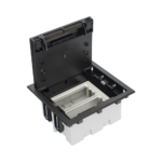 Caja Para Instalaci?n en Piso Falso para Voz, Datos o Contactos El?ctricos / Capacidad para 2 M?dulos / Espacio Embellecedor en la Tapa / Profundidad Ajustable de 90 a 120 mm (3.54 a 4.72 pulgadas) / Los M?dulos se Adquieren Aparte / (SF210/14CY)