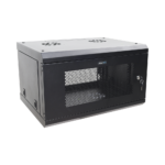 Gabinete de Pared de 6U con Puerta Perforada, 455 mm de Profundidad Total, Rack de 19'', Acero Reforzado Color Negro - Image 3