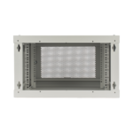Gabinete de Pared de 6U con Puerta Perforada, 455 mm de Profundidad Total, Rack de 19'', Acero Reforzado Color Gris Mate - Image 2