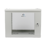 Gabinete de Pared de 9U con Puerta de Cristal Templado, 479.5 mm de Profundidad, Rack de 19'', Acero Reforzado Gris Mate - Image 2