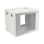 Gabinete de Pared de 9U con Puerta de Cristal Templado, 479.5 mm de Profundidad, Rack de 19'', Acero Reforzado Gris Mate - Image 3