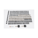 Gabinete de Pared de 9U con Puerta Perforada, 455 mm de Profundidad, Rack de 19'', Acero Reforzado Color Negro. - Image 5