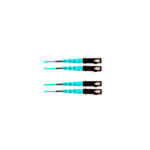Jumper de Fibra ?ptica Multimodo 50/125 OM4, SC-SC Duplex, OFNR (Riser), Color Aqua, 3 Metros (9.84 Pies) - Image 2