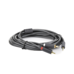 Cable Adaptador de 3.5mm Macho a 2 RCA Macho / 5 Metros (16.40 Pies) / Color Gris / Blindaje M?ltiple / ABS / Alta Calidad - Image 5