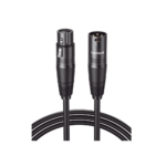 Cable para Micrófono XLR Tipo Canon Macho a Hembra | 5 Metros Plug & Play | Anti interferencias | Triple Blindaje | Alta Calidad | Color Negro