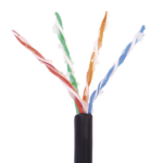 Bobina de 305 Metros (1000 Pies) Cat5e con Gel para Exterior, Color Negro, para Aplicaciones en Sistemas de Redes de Datos y Cableado Estructurado. Uso Intemperie. - Image 2