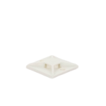 Montaje-Sujetador Para Cable de 4 Vías, con Adhesivo, 25.4 x 25.4mm (1in x 1in), Color Blanco, Uso en Interior, 1 pieza - Image 4