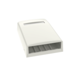 Caja de Montaje en Superficie, Para 4 M?dulos Mini-Com, Color Blanco Mate