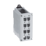 Panel de Parcheo Modular para Cobre, Blindado, de Instalaci?n en Riel DIN Est?ndar de 35 mm (1.38 pulgadas), 8 Puertos Mini-Com, Color Gris - Image 3