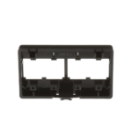 Placa de Mobiliario Modular Est?ndar, Salidas Para 4 Puertos Mini-Com, Color Negro - Image 4