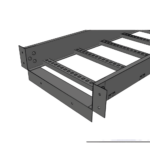 Conector de Escalera de Aluminio a Tablero (Caja) / Peralte 3 1/4" / Ancho 12" / Incluye Tornillería (CHCEC314X912K) - Image 2