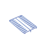 Paquete de 100 Iconos de Datos de Instalaci?n a Presi?n, Para Jacks Mini-Com de Panduit, De Pl?stico, Color Azul - Image 7