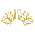 Paquete de 100 Iconos de Datos de Instalaci?n a Presi?n, Para Jacks Mini-Com de Panduit, De Pl?stico, Color Amarillo - Image 2