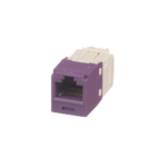 Conector Jack RJ45 Estilo TG, Mini-Com, Categor?a 6, de 8 Posiciones y 8 Cables, Color Violeta - Image 4