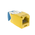 Conector Jack RJ45 Estilo TG, Mini-Com, Categor?a 6A, de 8 Posiciones y 8 Cables, Color Amarillo - Image 2