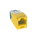 Conector Jack RJ45 Estilo TG, Mini-Com, Categor?a 6A, de 8 Posiciones y 8 Cables, Color Amarillo - Image 3