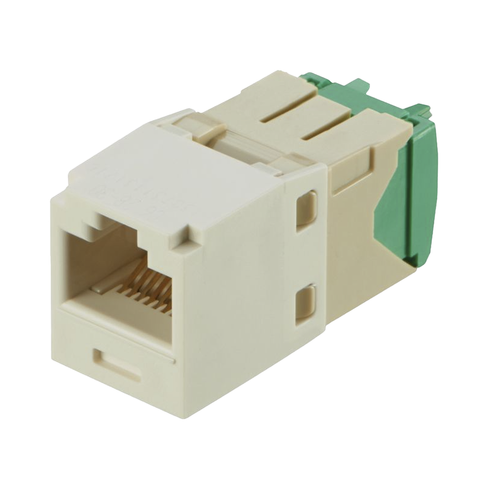 CJT688TGWH-l.png Conector Jack RJ45 Estilo TG, Mini-Com, Categor?a 6, de 8 Posiciones y 8 Cables de Calibre 28/30 AWG, Color Blanco - Image 1