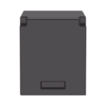 M?dulo de Tapa Ciega (Inserto Ciego), Mini-Com, Color Negro, 1 Pieza - Image 2