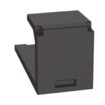 M?dulo de Tapa Ciega (Inserto Ciego), Mini-Com, Color Negro, 1 Pieza