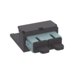 M?dulo Acoplador SC Duplex, para Fibra ?ptica Multimodo OM3/OM4, Tipo Mini-Com, Color Aqua
