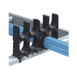 Espaciador de Cables de Nylon 6.6, Con 4 Espacios de 1.25 in (31.8 mm) de Diámetro, Color Negro, 1 Pieza - Image 5