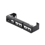 Panel de Parcheo Modular (Sin Conectores), de 12 Puertos Mini-Com, Instalaci?n en Pared con Montaje Incluido, Color Negro - Image 2