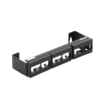 Panel de Parcheo Modular (Sin Conectores), de 12 Puertos Mini-Com, Instalaci?n en Pared con Montaje Incluido, Color Negro - Image 5