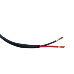 Bobina de 152 Metros (500 Pies) / 12AWG 2 Conductores / Cable Profesional de ALTA FIDELIDAD 100% Cobre / Exterior / Direct Burial / Color Negro / Para Aplicaciones de Audio, Control de Acceso y Automatizaci?n