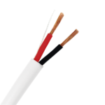 Bobina de 152 Metros (500 Pies) / 14AWG 2 Conductores / Cable Profesional de ALTA FIDELIDAD 100% Cobre / Libre de Ox?geno / Interior / Color Blanco / Para Aplicaciones de Audio, Control de Acceso y Automatizaci?n