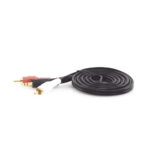 Convertidor 3.5mm Estéreo a 2 RCA Macho 1.83m | para Aplicaciones de Audio | Compatible con Amplificadores VSSL y Epcom ProAudio - Image 2