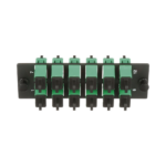 Placa Acopladora de Fibra Optica FAP, Con 12 Conectores SC/APC (12 Fibras), Para Fibra Monomodo OS1/OS2, Color Verde - Image 2
