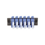 Placa Acopladora de Fibra Optica FAP, Con 12 Conectores LC Duplex (24 Fibras), Para Fibra Monomodo OS1/OS2, Color Azul - Image 2