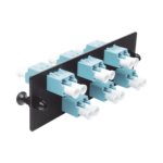 Placa Acopladora de Fibra Optica FAP, Con 6 Conectores LC Duplex (12 Fibras), Para Fibra Multimodo OM3/OM4, Color Aqua - Image 4