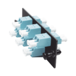 Placa Acopladora de Fibra Optica FAP, Con 6 Conectores LC Duplex (12 Fibras), Para Fibra Multimodo OM3/OM4, Color Aqua - Image 3