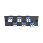 Placa Acopladora de Fibra ?ptica FAP, con 6 Conectores LC Duplex (12 Fibras), para Fibra Monomodo OS1/OS2, Color Azul - Image 2
