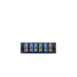 Placa Acopladora de Fibra Optica FAP, Con 6 Conectores SC Duplex (12 Fibras), Para Fibra Monomodo OS1/OS2, Color Azul - Image 2