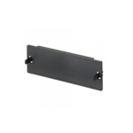Placa Ciega FAP, Para Reservar Espacio de Uso Futuro en Paneles de Fibra ?ptica, Color Negro