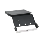 Panel de Distribuci?n de Fibra ?ptica, Acepta 4 Placas FAP o FMP, Bandeja Deslizable e Inclinable Hacia Abajo, Hasta 96 Fibras, Color Negro, 1UR