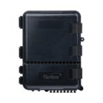 Caja de Distribuci?n de Fibra ?ptica para 24 Empalmes, con 8 Acopladores SC/APC Simplex, Exterior IP55, Color Negro