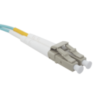 Jumper de Fibra ?ptica Multimodo 50/125 XGLO OM3, LC-LC Duplex, OFNR, Color Aqua, 3 Metros (9.84 Pies) - Image 3