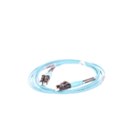 Jumper de Fibra Optica Multimodo 50/125 OM3, LC-LC Duplex, OFNR (Riser), Color Aqua, 2 Metros (6.56 Pies) - Image 3