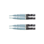 Jumper de Fibra Optica Multimodo 50/125 OM3, LC-LC Duplex, OFNR (Riser), Color Aqua, 7 Metros (22.97 Pies) - Image 2