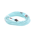 Jumper de Fibra Optica Multimodo 50/125 OM4, LC-LC Duplex, OFNR (Riser), Color Aqua, 20 Metros (65.62 Pies) - Image 2
