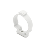 Soporte de collar (Abrazadera), PVC Auto-extinguible, cerrado para tubería de 40 mm - Image 3