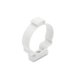 Soporte de collar (Abrazadera), PVC Auto-extinguible, cerrado para tubería de 40 mm - Image 5