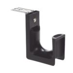 Sujetador STRONGHOLD tipo J (J-Hook), Con Soporte para Montaje en Techo, Para 46 Cables Cat6, Nylon 6.6, Color Negro, 1 pieza